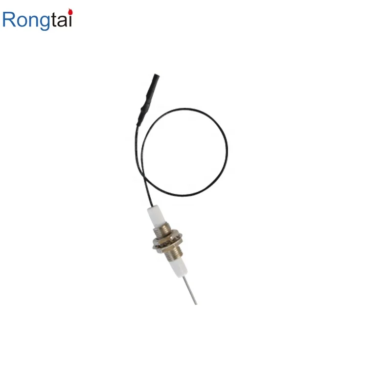 Wholesale Oven Accessories Gas Stove Burner Alumina Igniter Ceramic Ignition Electrode With Cable Wires