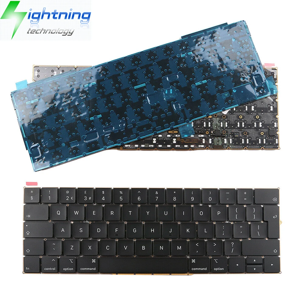 NEW Genuine Original Laptop Keyboard For Apple MacBook Keyboard Notebook Pro A1989 A1990 Black (With Backlit Board) US