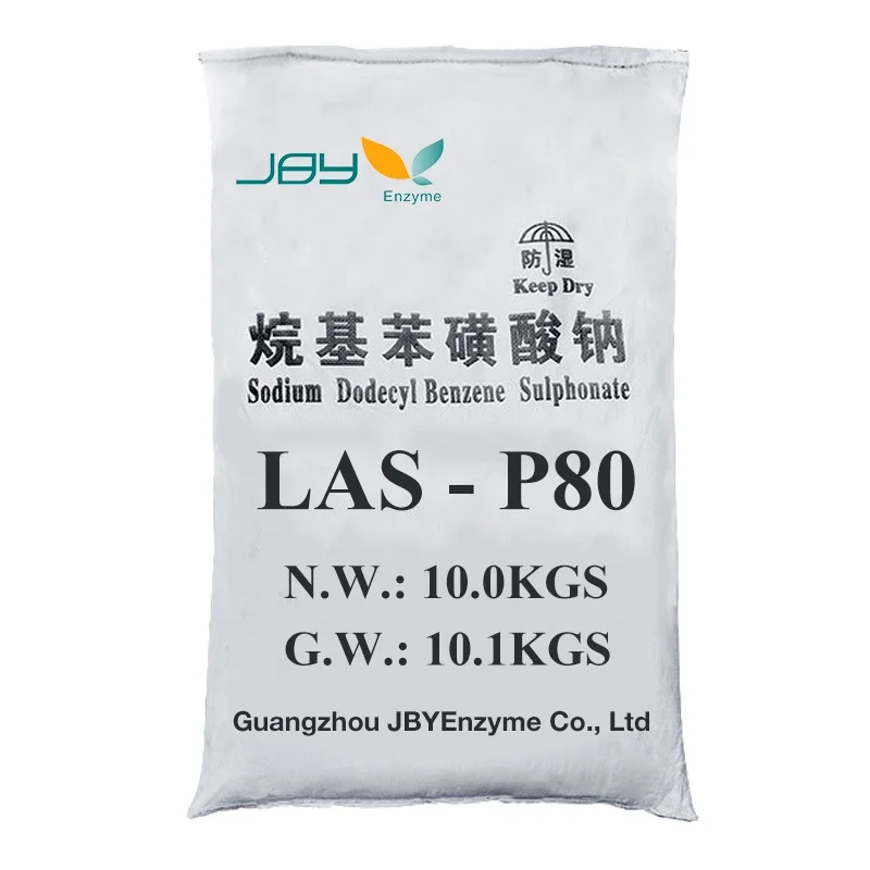 Completely soluble LAS powder SDBS penetrant levelling agent emulsifier detergent raw material sodium dodecyl benzene sulfonate