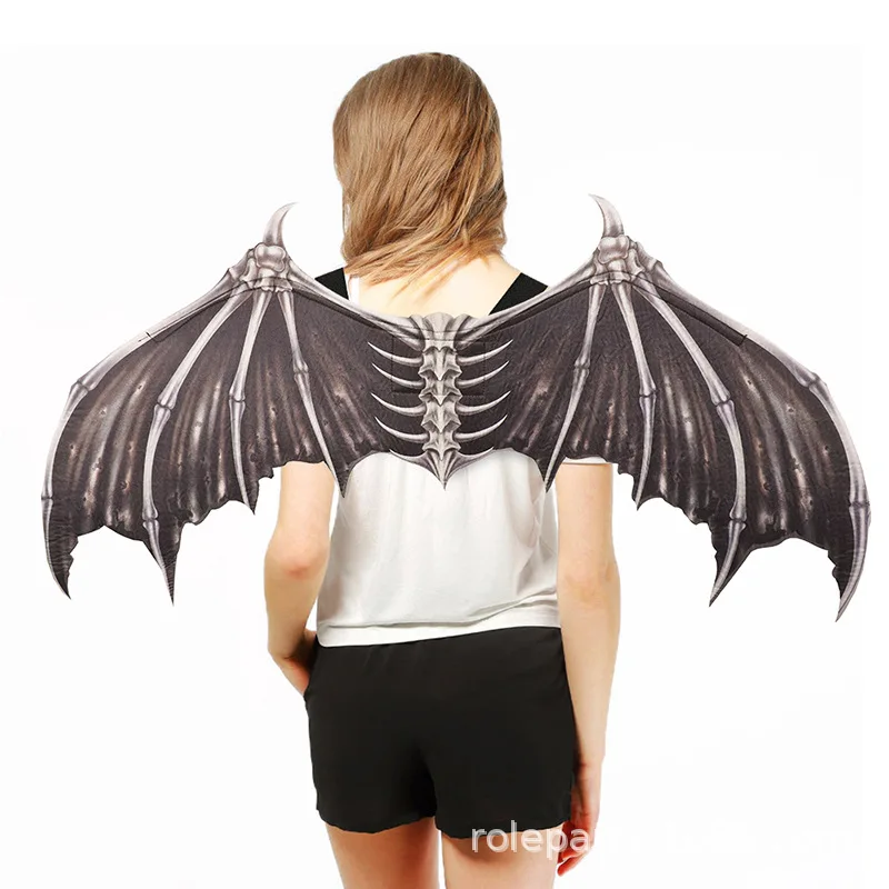 Hot Selling Halloween Costume Accessory Adult Masquerade Party Decoration Devil Bat Wings Props