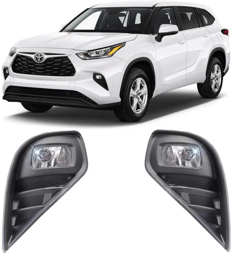 NEW PRODUCT front6 Fog Lamp daytime running light factory price for highlander 2020 2021 w/Bezels &Assembly Set L&R Side
