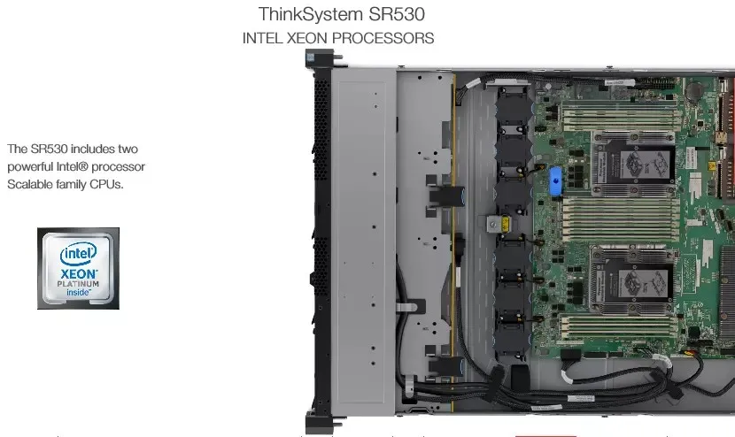 SR530 5218R 4X32GB DDR4 2X1.2TB 10K R530-8I 2XGE 2X750W Rack Server
