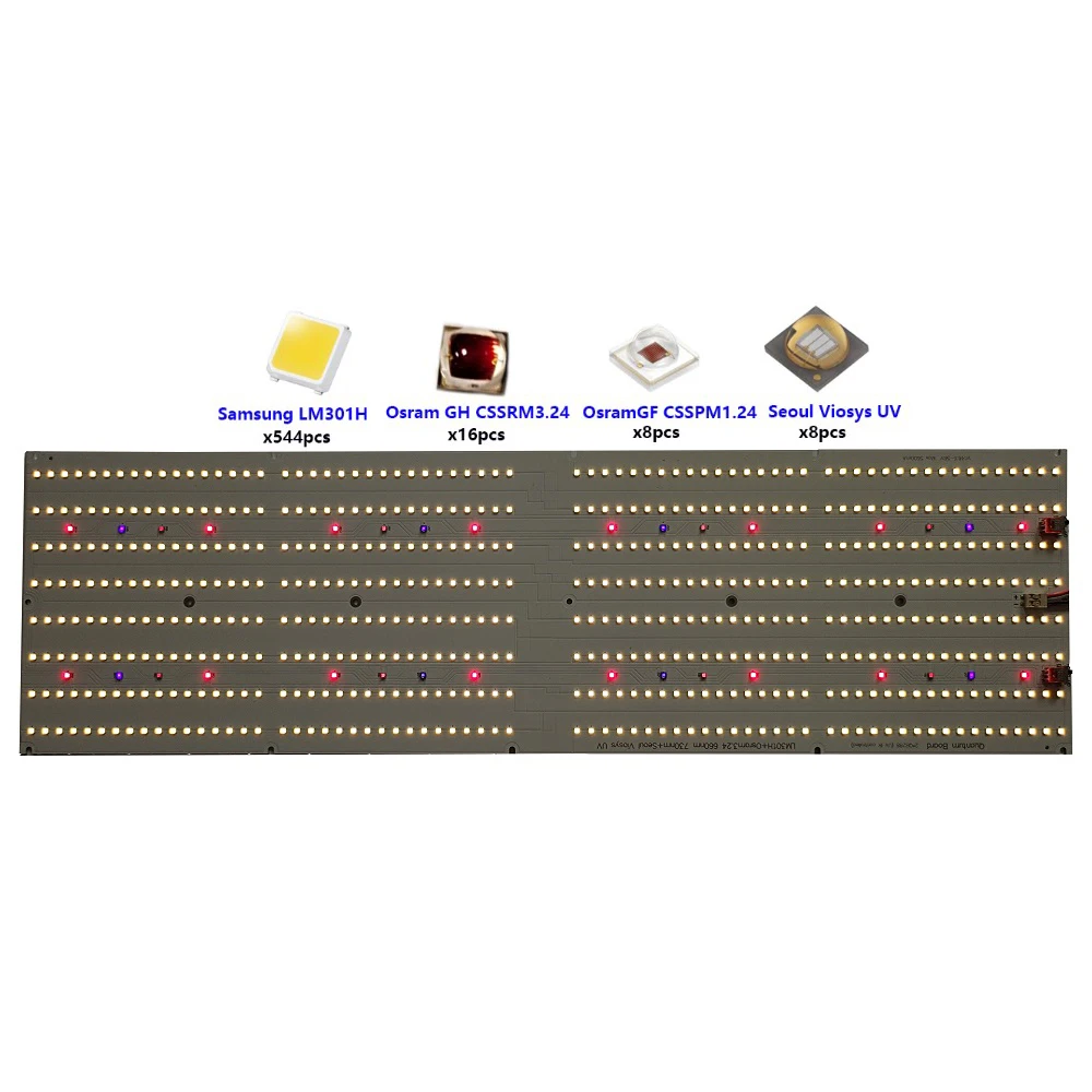 2022 Spectrum Controllable Samsung LED Quantum PCBA with Farred UV