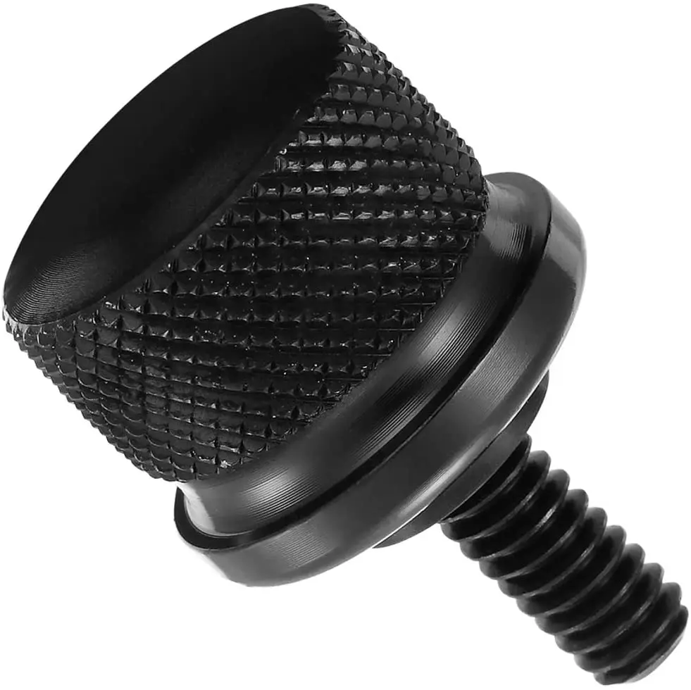 Custom CNC PC Thumb Screws Knurled Thumb Screws Rear Seat Bolt 1/4-20  motorcycle accessories quick removal seat cushion screws