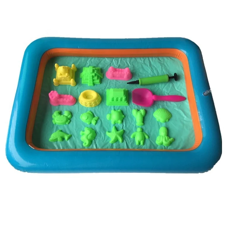 Educational Toy Kids Play Magic Sand 16 Moulds