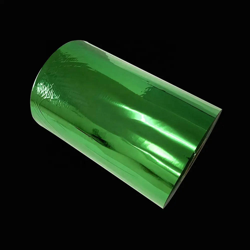 Pet metallized green thermal lamination film two sides high corona treatment