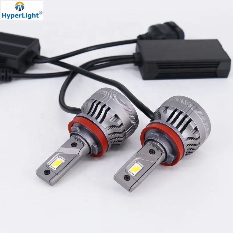 
HyperLight High quality led headlight 6000lm LED headlamp CSP chip light bulb 60w H11 H9 H8 led car front light smart headlight 