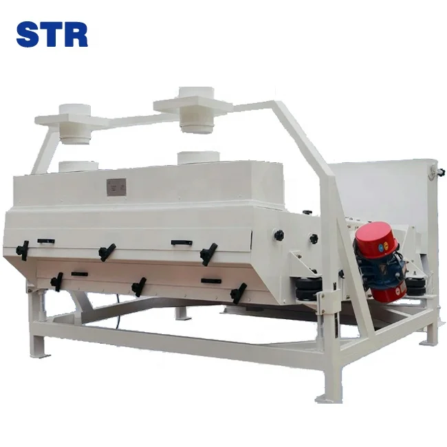 China cheapest TQLZ150 seed paddy rice mill vibrating cleaning machine 3 screen grain cleaner