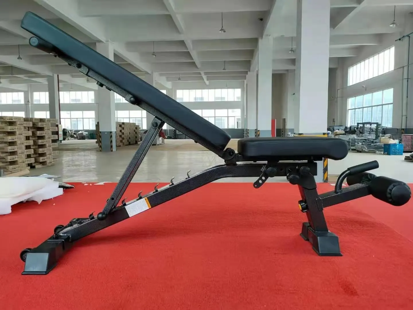 Gym Fitness Bench Body Building Dumbbells Bench Adjustable Sit Up Exercise Equipment