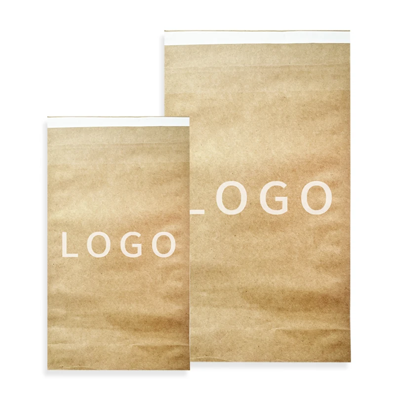 Customizable Sos Take Out Eco Food Away Silverware Kraft Paper Popcorn Air Carry Sold Courier Bags For Packaging Baobang Doypack