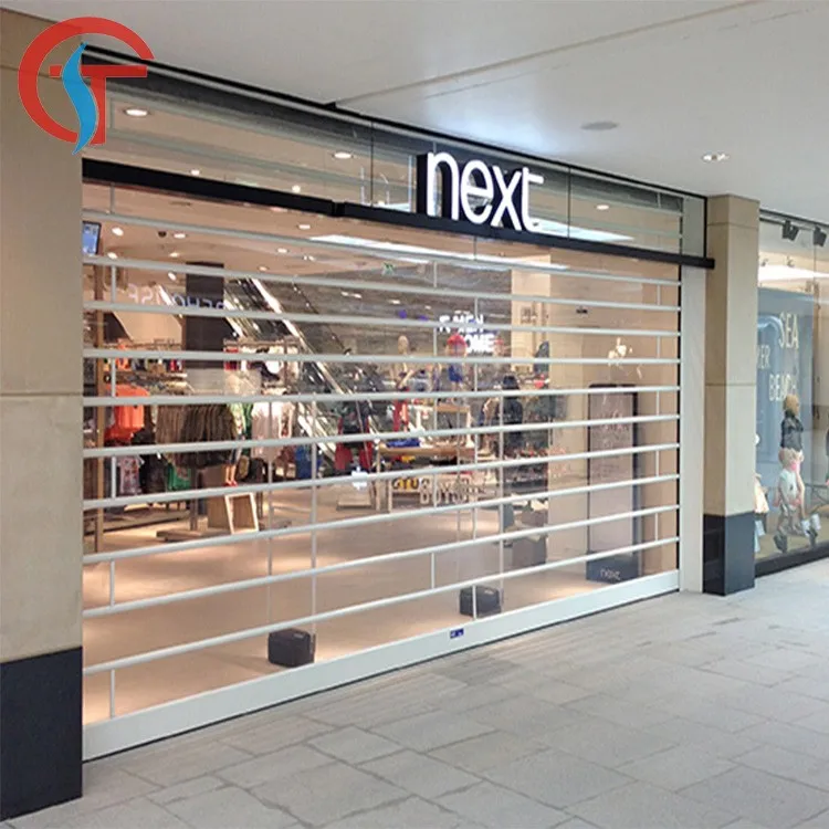 
Wholesale Security Crystal Clear Commercial Roller Down Plastic Shutter 
