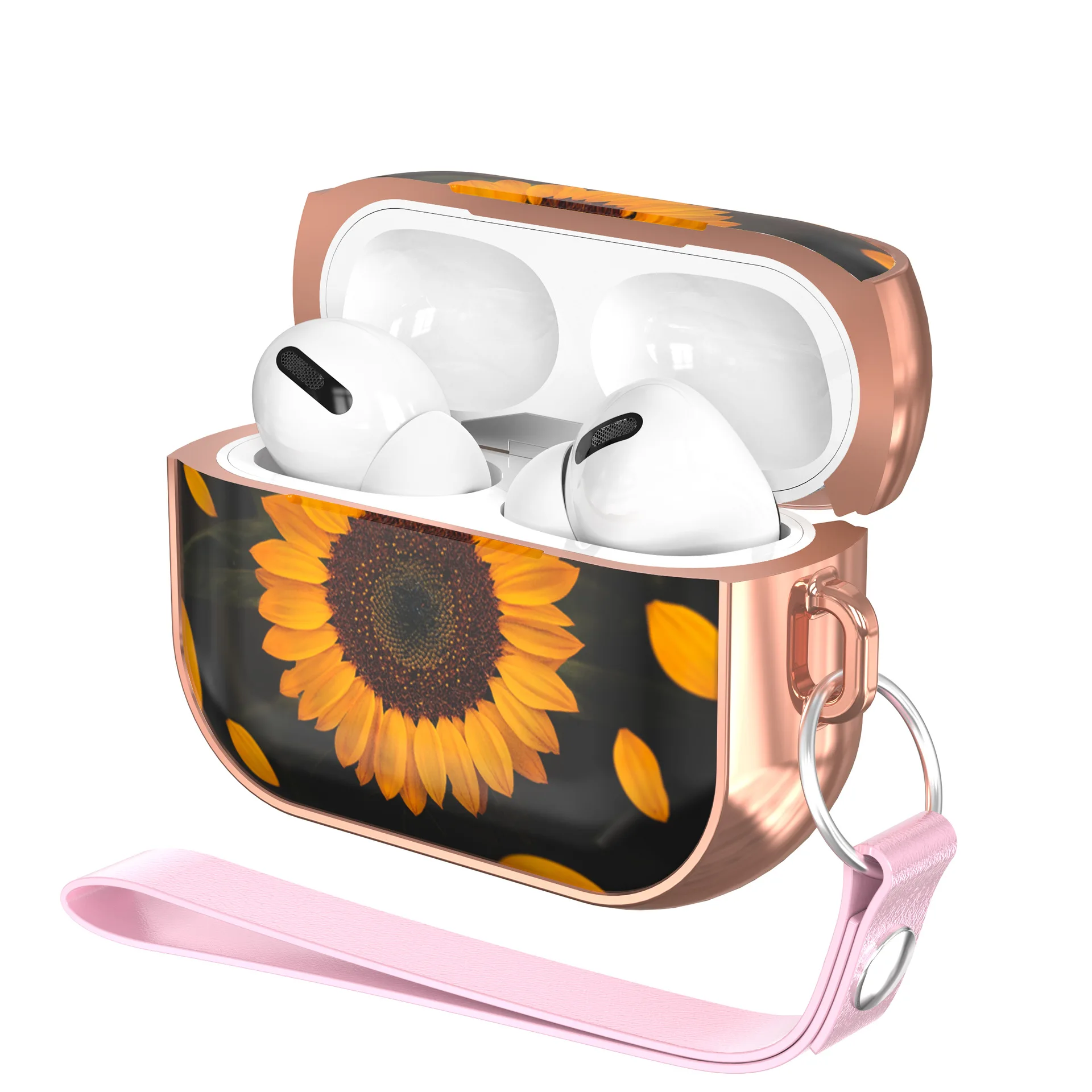 Custom Print Logo Glossy Marble IMD TPU Earphone Case For Apple Airpods 1 2 Pro Silicone Protector For Airpods 3 Case Cover