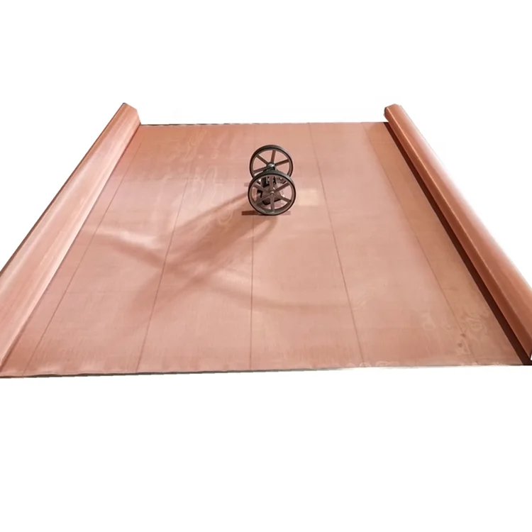 20 30 50 80 100 200 250 mesh 325 emf shielding copper fabrics copper metal net for faraday cage