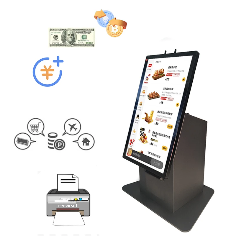 Payment Kiosk OEM ODM Self Check in Desktop Floor Stand Smart All in One Self Payment Kiosk
