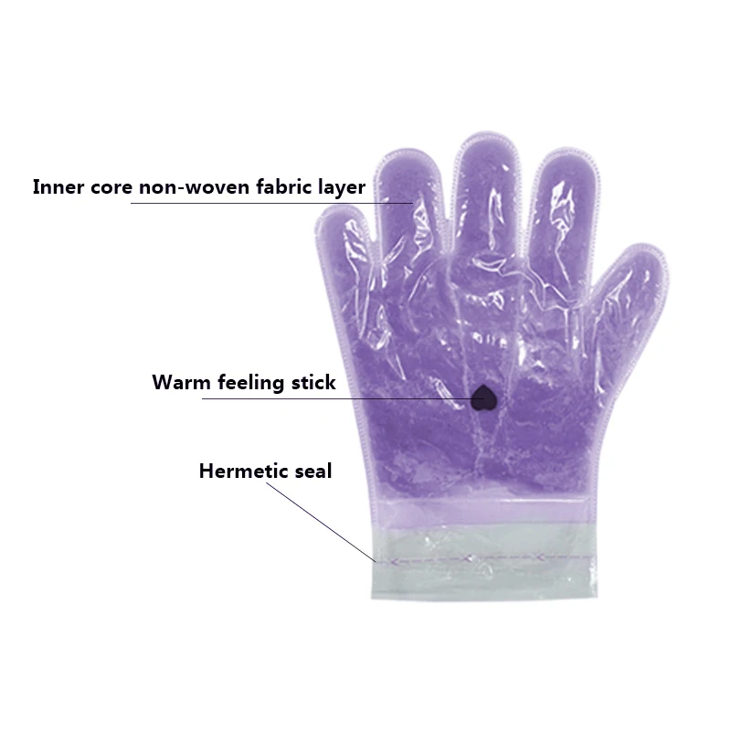 Wholesale High Quality Deep Moisturizing Care Hand Mask Gloves Paraffin Wax Spa Nourishing Dry Hand Masks