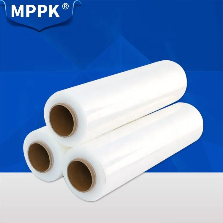 Rain Resistant High Tensile Strength Industrial Cling Film 0.02mm thick Pallet PE Stretch Film