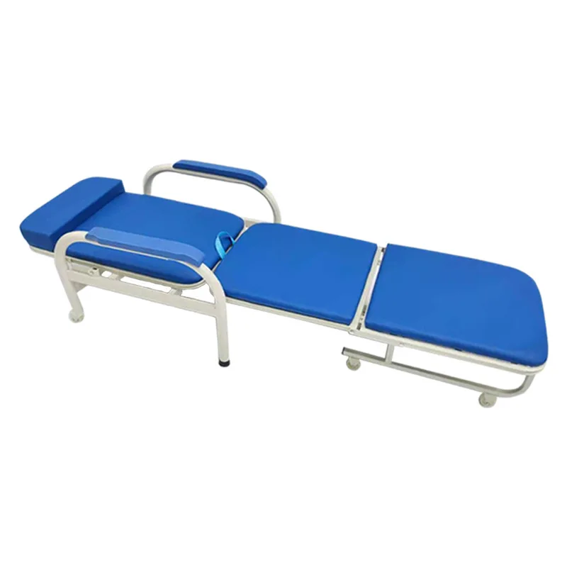 hospital Reclining Attendant Chair foldable patient family accompany chair hospital escort chair