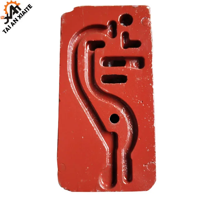 Ductile iron body, complex and special inner chamber, sand-coated casting process