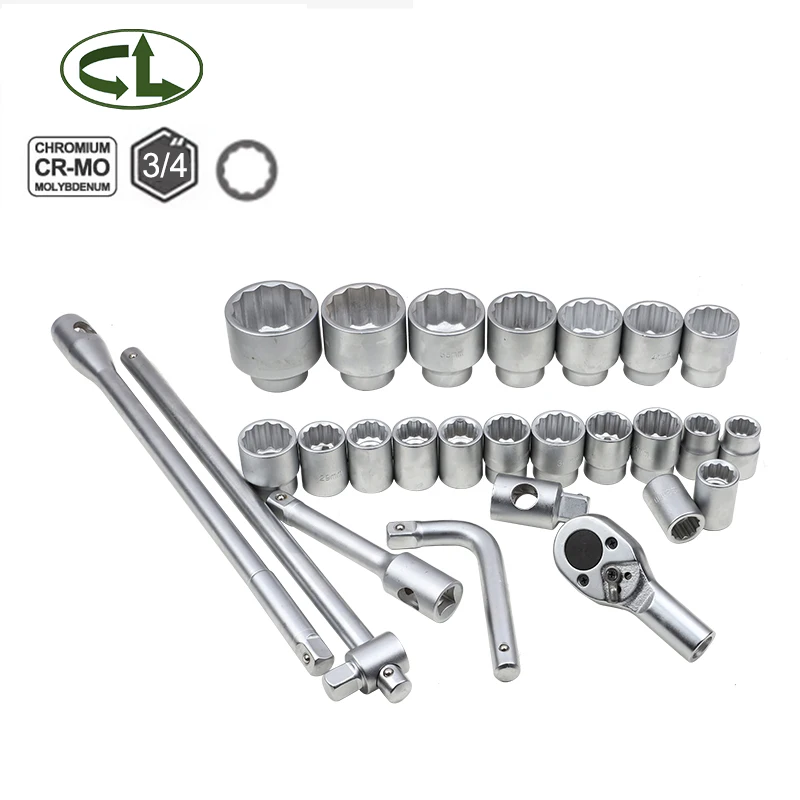 High Quality 3/4 Inch Alloy Socket Wrench Set Nm Hex Key Metric System OEM Customized Support Competitive Price Torque Wrench