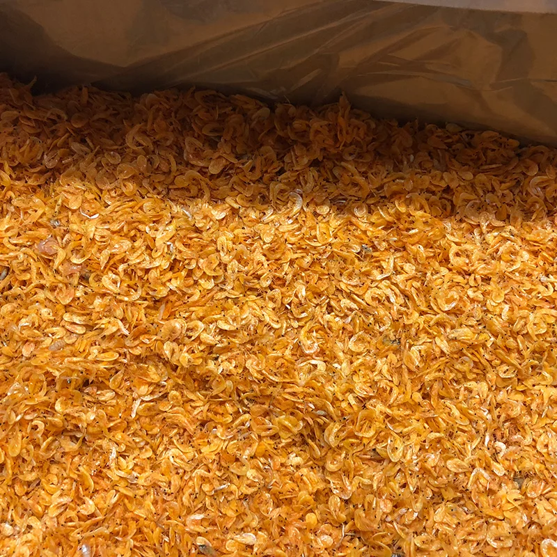 China Acetes Chinensis fo thailand  market  stained boiled salted cooked tiny/ dyed dry small shrimp/ Coloring dried baby shrimp