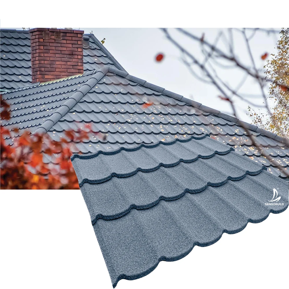 Professional Colorful Stone Coated Metal Roof Tiles Customized Tile Sheet for Industrial Design India Hotel Application