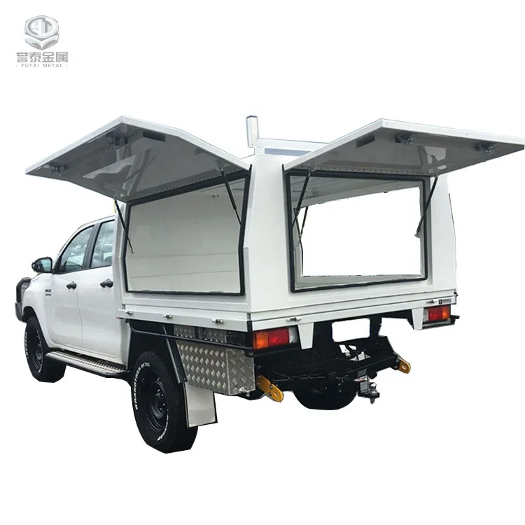 ute tray and canopy Aluminum pickup truck Tool Box Tray Back Ute Canopy for Tacoma