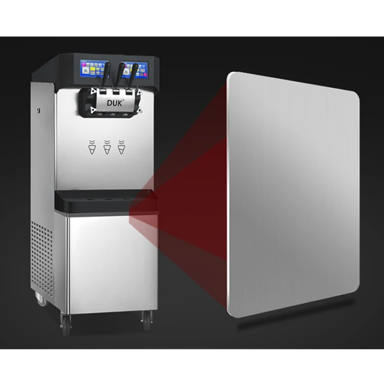 Steel Stainless Soft Ice Cream Machine High Capacity Commercial Food Making Machines Ice Cream