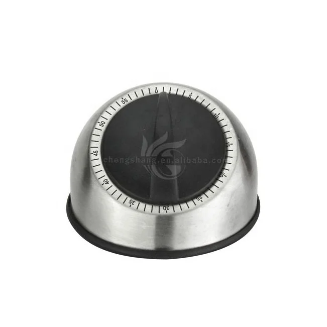 Kitchen 60 Minute Timer Countdown Baking Cooking Timer Manual Stainless Steel Mechanical Kitchen Timer