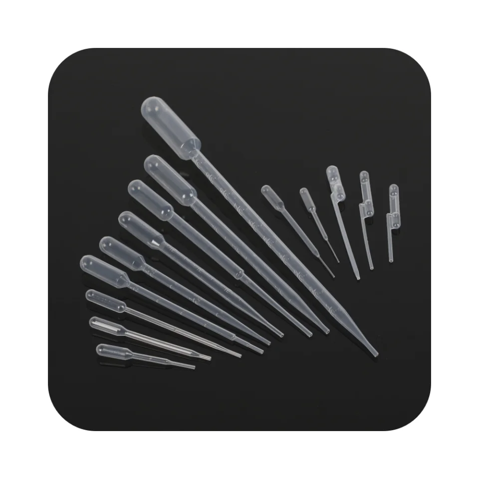 Laboratory Disposable Plastic 1ml 2ml 3ml 5ml Dropper Transfer Pasteur Pipette