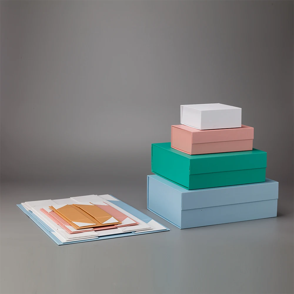 Small White Folding Carton Box Custom Dropper Folding Paper Jewelry Box Butterfly Gift Packaging Folding Box