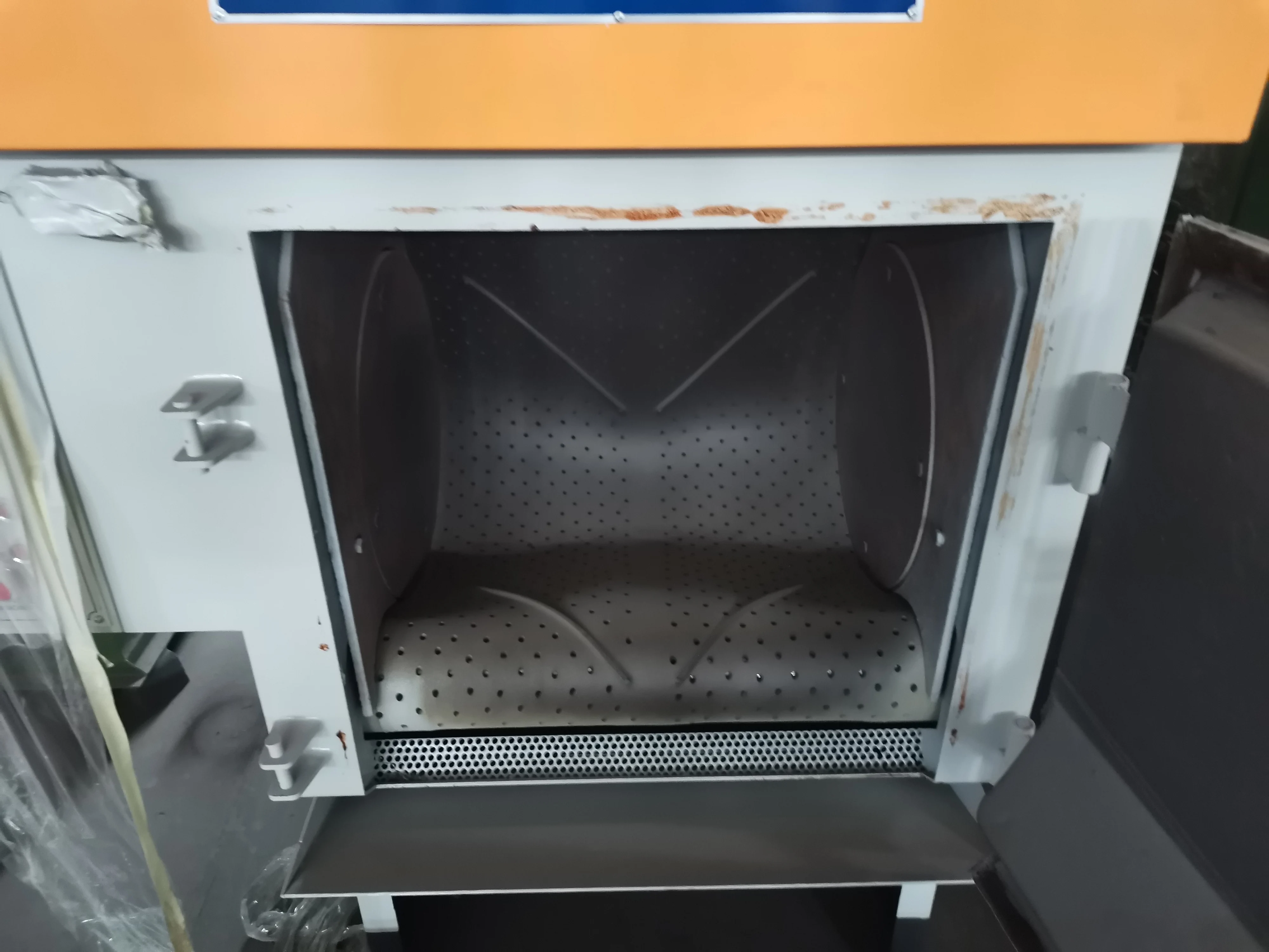 50L Rubber Belt Drum Shot Blasting Machine/Shot Peening Machine