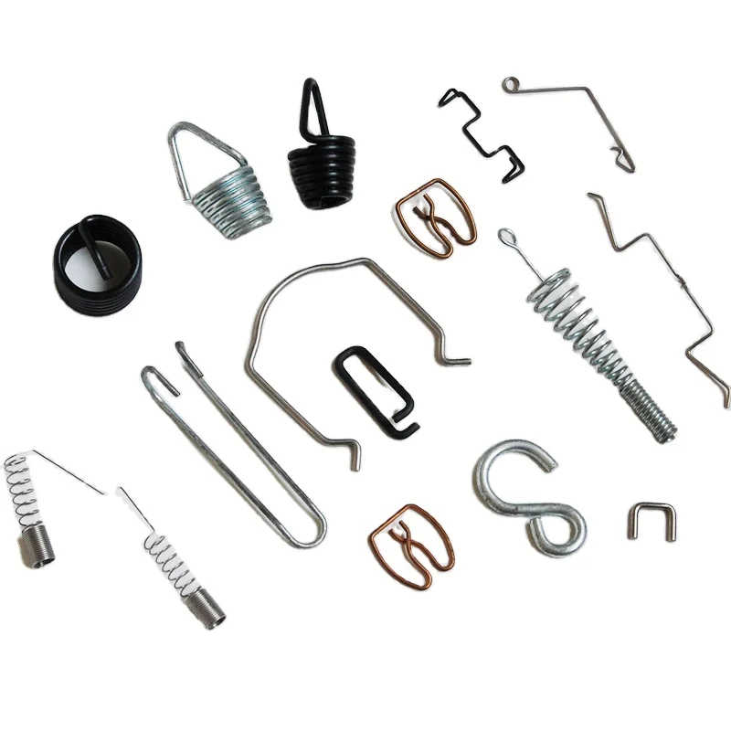 Customized Manufacturer External Spiral Flat Wire Snap Ring Stainless Snap Retaining Ring Spring