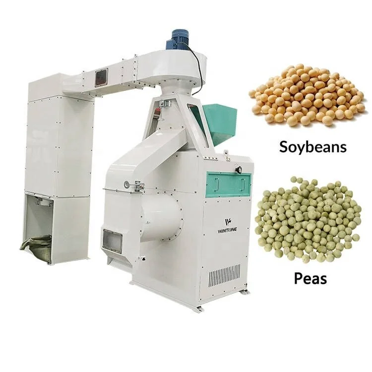 Compact Structure Pea Soybean Peeling Machine Soy Dehuller in Newlealand