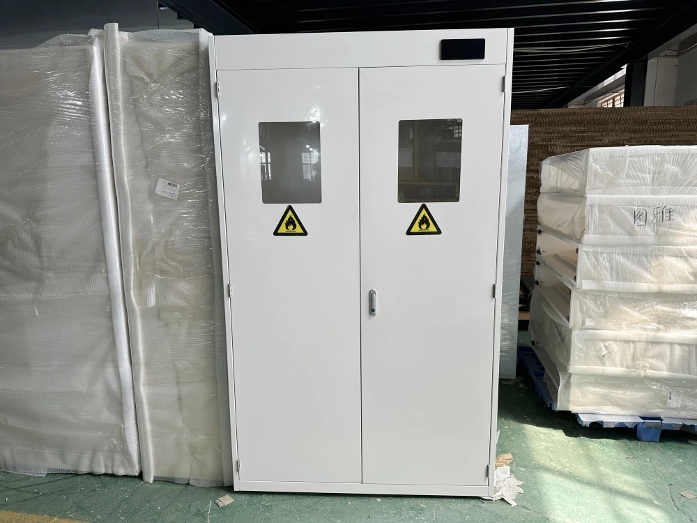 Laboratory Equipment Lab Furniture Durable Steel Medicine Reagent Storage Bottle Gas Cylinder Cabinet with Exhaust and Alarm