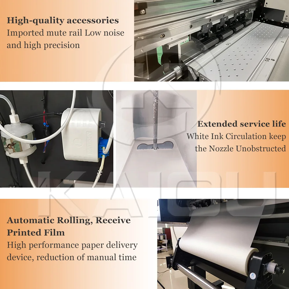 flatbed digital banner t shirt printer digital t-shirt 4 head 60cm dtf printer printing machine professional dtf printer dtf