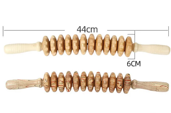 Guasha Scraping Stick for Back Shoulder Neck Waist Leg Physical Pressure Point Massage Tools Natural Wood Health Care Tool