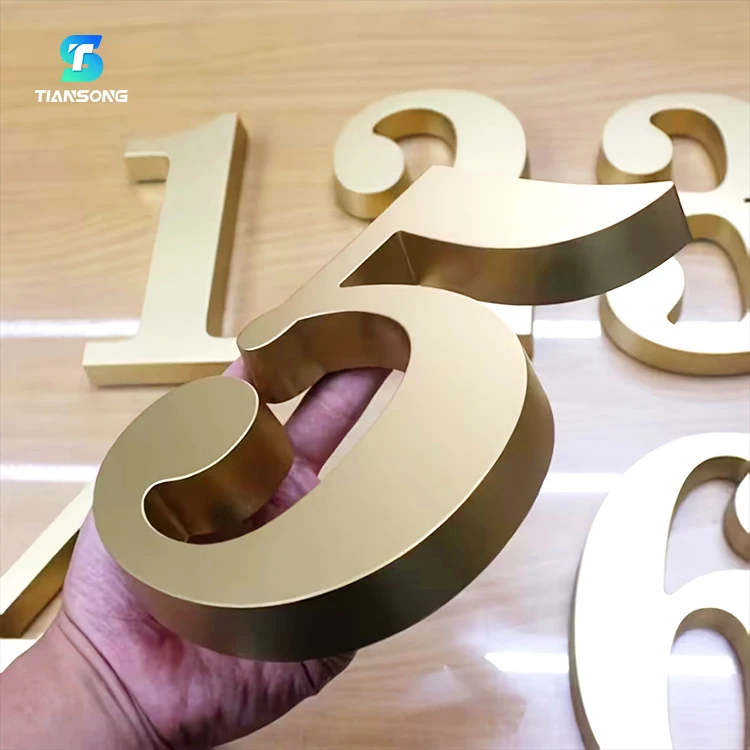 High quality 3D Illuminated Logo Commercial Embossed Letter For Building Front Led Backlit Letter Sign