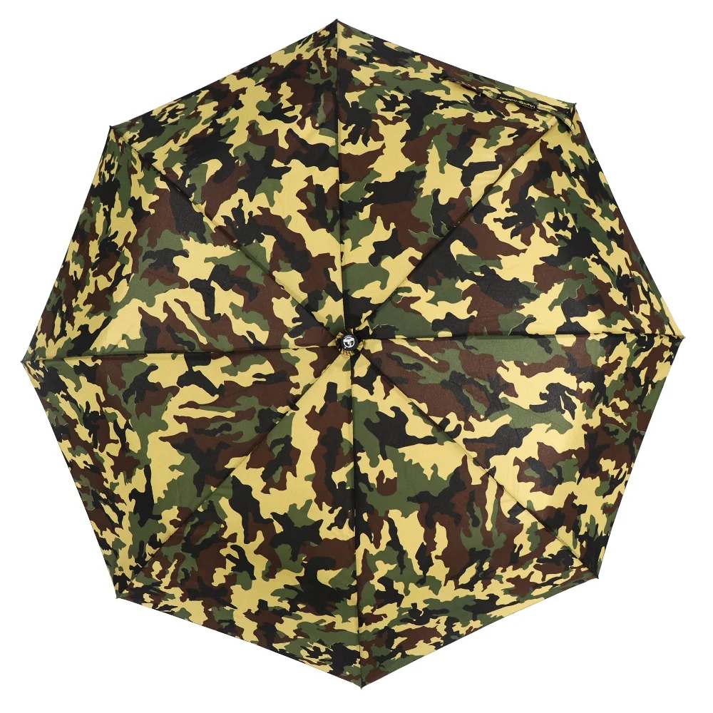 Happy Swan army green classic umbrella man auto open fold camouflage umbrella
