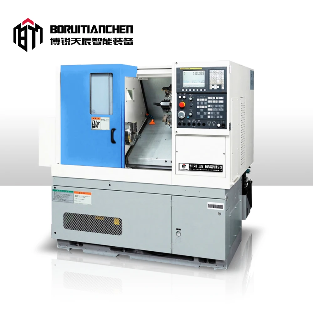 China Export Slant Bed Cnc Lathe 12T Tower Station Small CNC Turning Centre Lathe Machine