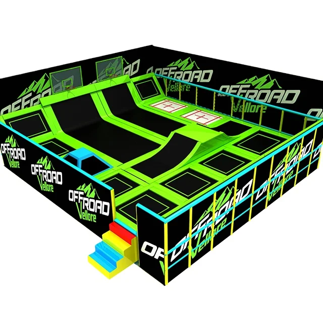 Wholesale  Indoor Trampoline Park Customized Design Adventure Park Kid& Adult Trampoline Park for Sale
