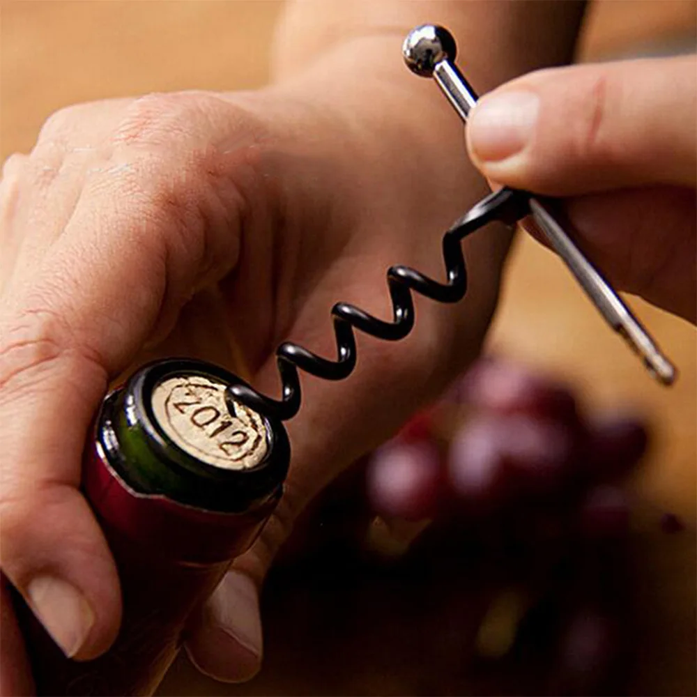 Mini Wine Opener Multi functional Stainless Steel Opener With Ring Keychain Red Wine Opener Picnic Kitchen Tools