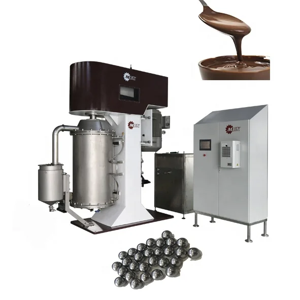 QMJ500 continuous chocolate ball mill/grinding machine/chocolate factory machines