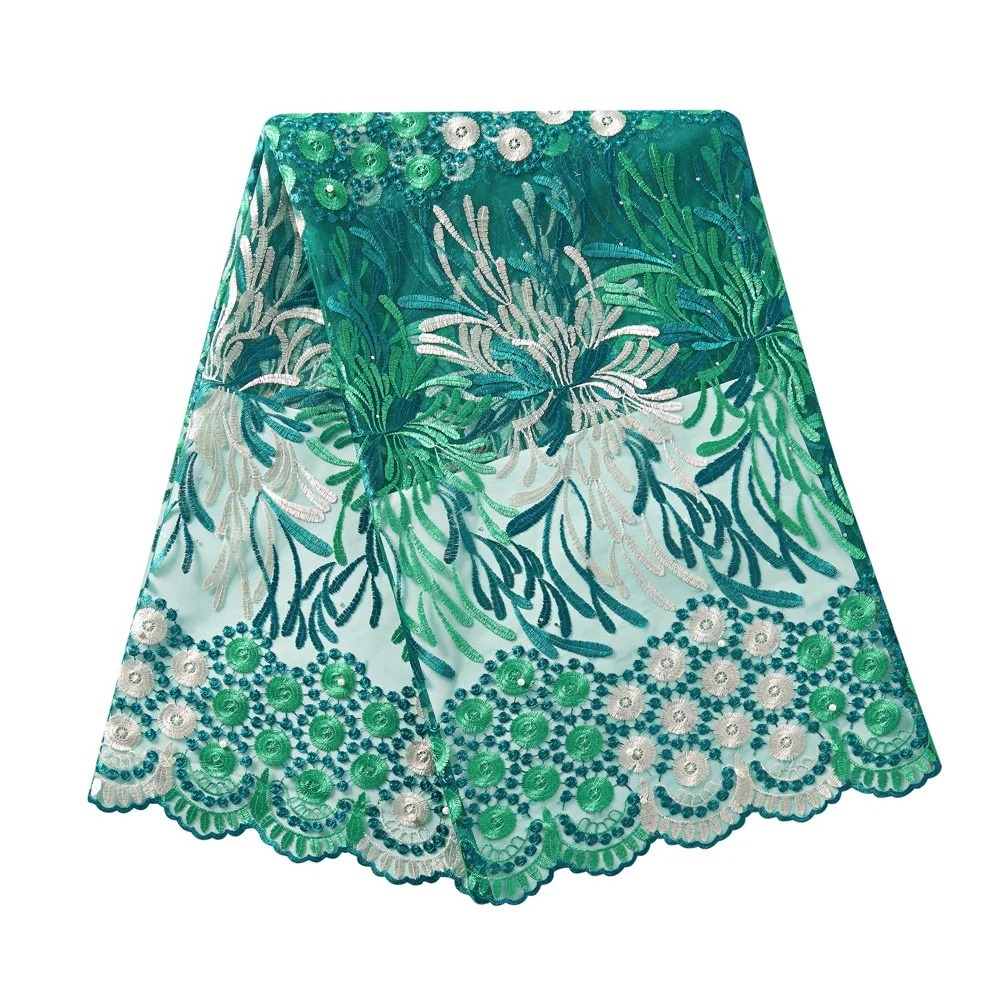 
Beaded Mesh embroidery laces fabrics 