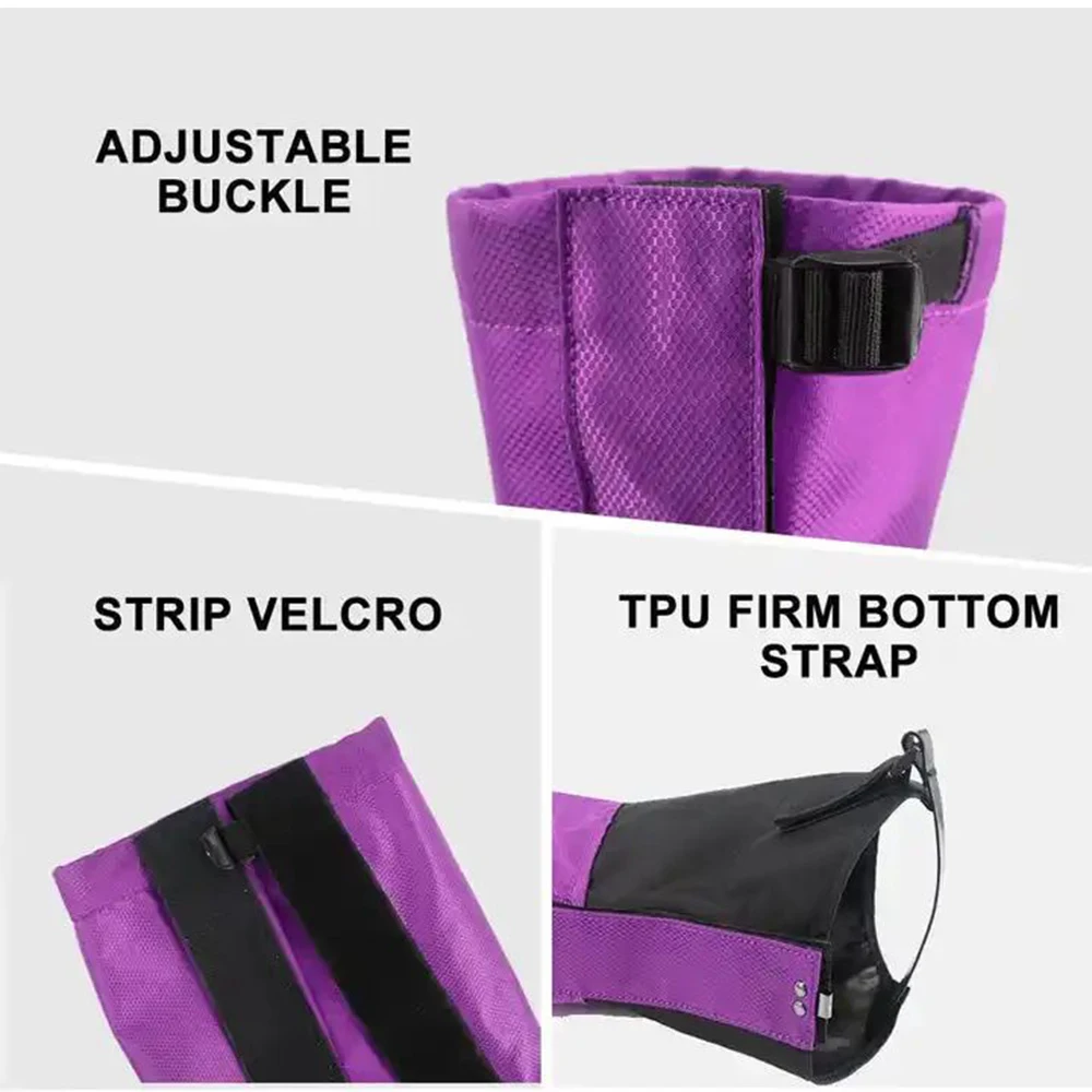 Woqi Hiking Gaiter Leg Cover Snow Climbing Hunting Gaiters Breathable High Boots Children Cover Ski Gaiters