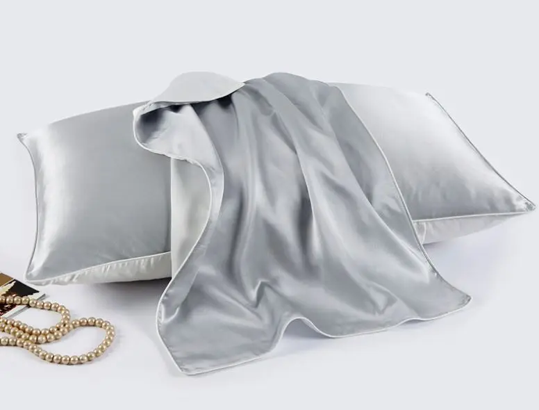 Wholesale Custom OEKO TEX100 100% Pure Mulberry Silk Pillowcase Set 16 19 22mm Mulberry Silk for Home or Hotel Use