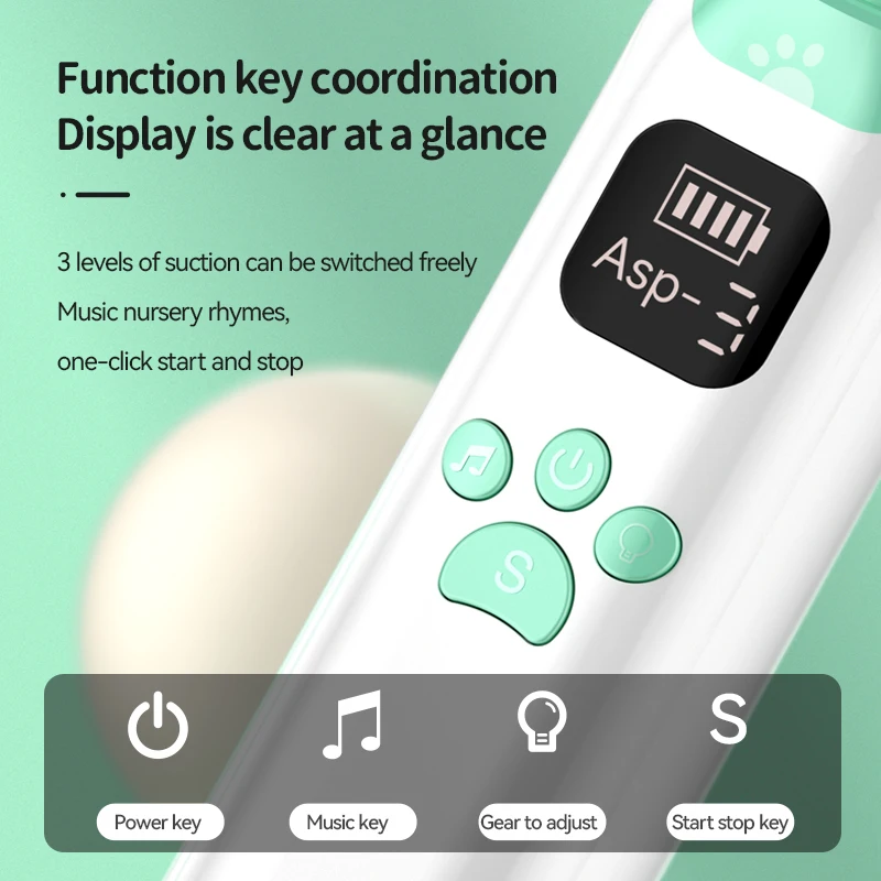 Electric nasal aspirator baby nasal vacuum nose aspirator