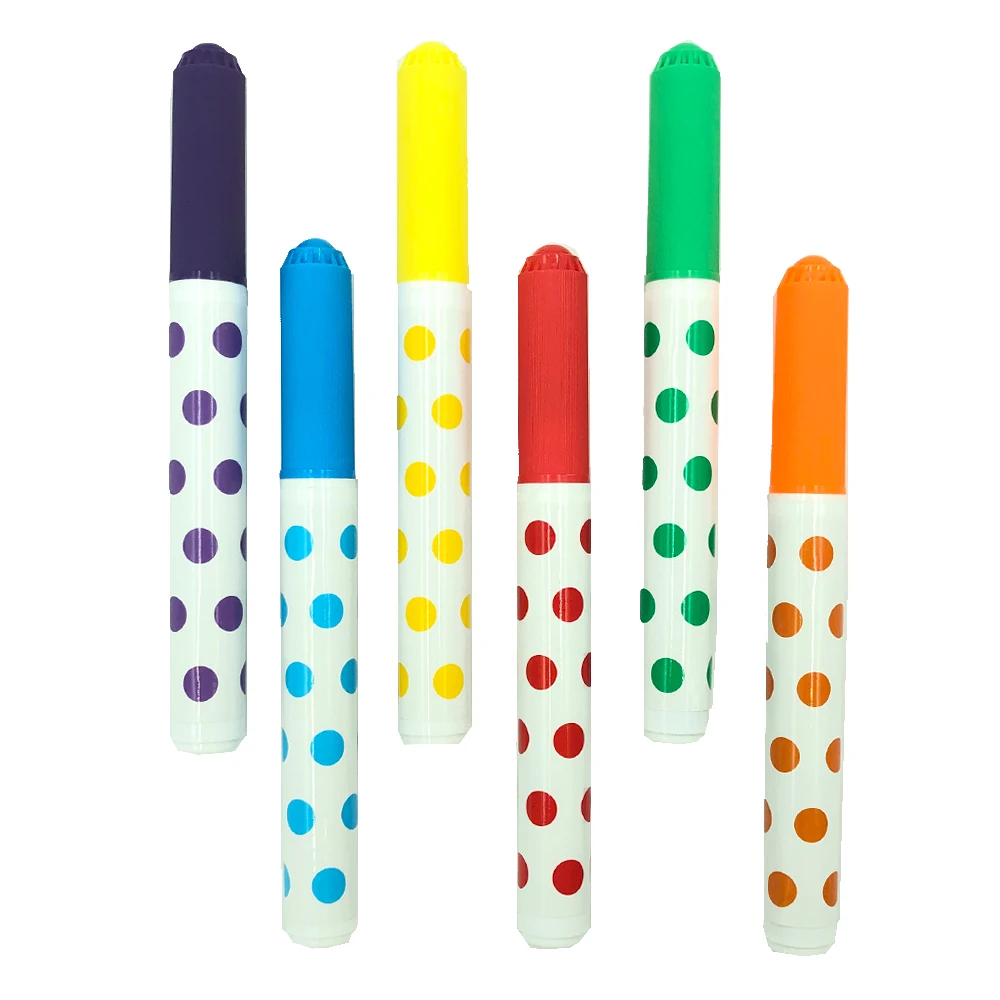 Mini Bingo Dauber Sets 6 Pack in Mixed Colors Bingo Ink