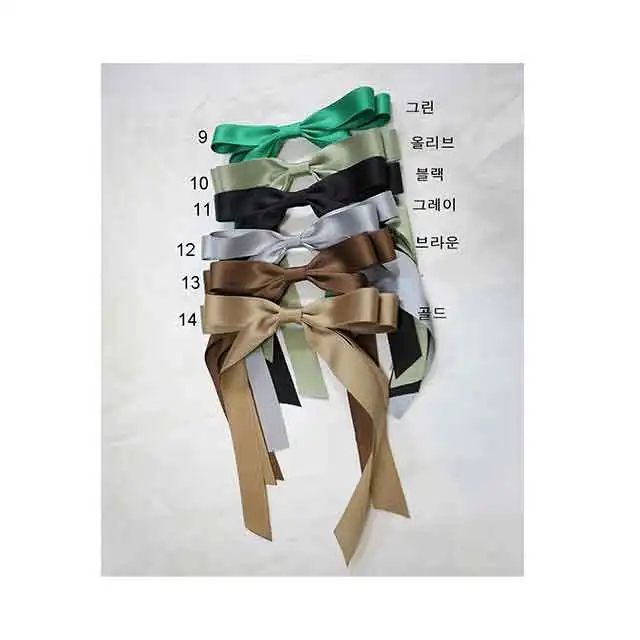 Long-tailed Ribbon Pin made in Korea Famous hair ribbon design pin in korea is high quality Bulk order available