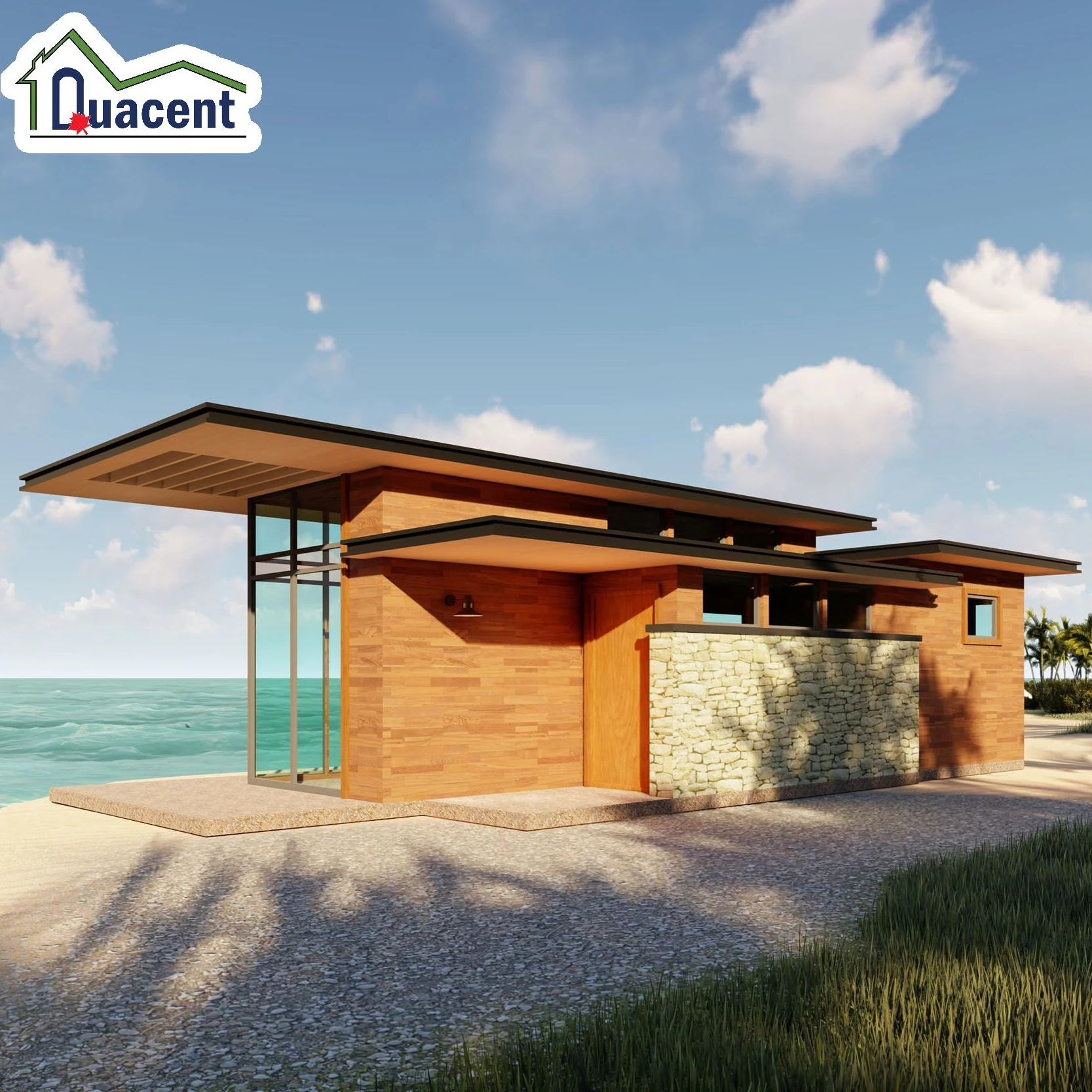 Современный сборный крошечный дом Quacent с высокой изоляцией, низкая заводская цена, роскошный сборный дом, модульные дома