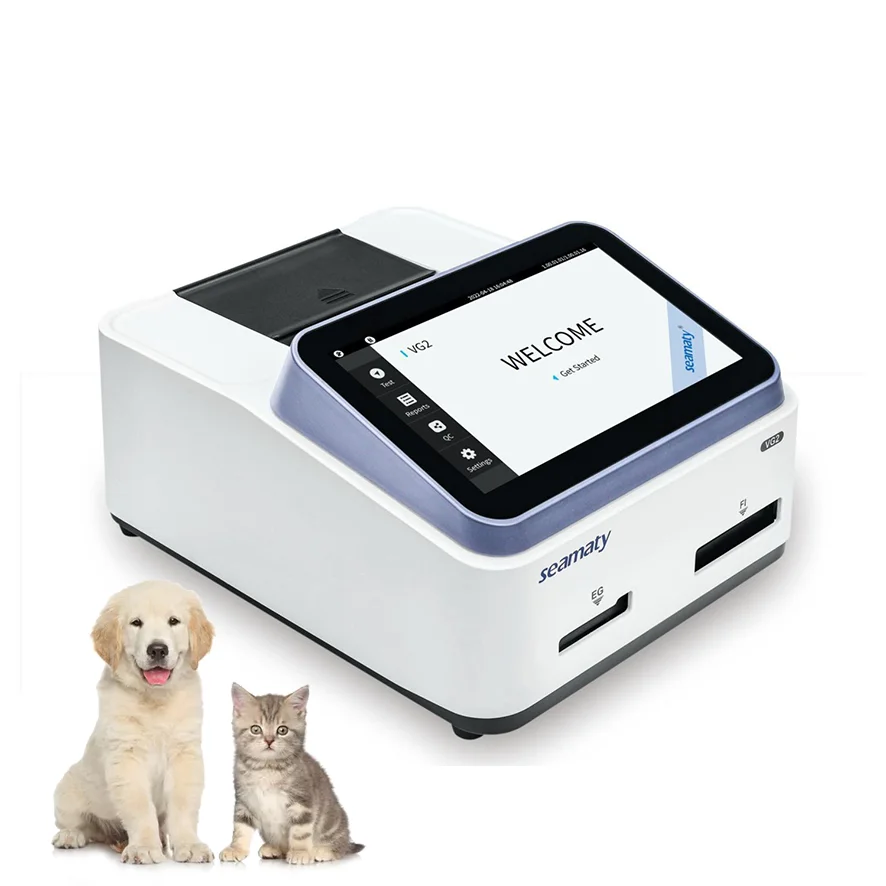 Seamaty VG2 Vet Blood Gas Analyzer Animal Blood Gas And Electrolytes Analyzer With Veterinary Immunoassay Analyzer